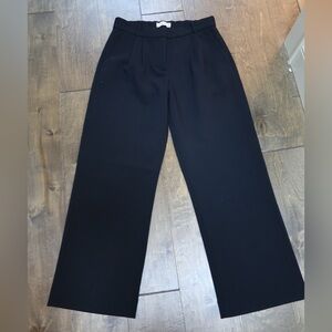 Abercrombie & Fitch Black Wide Leg Pants